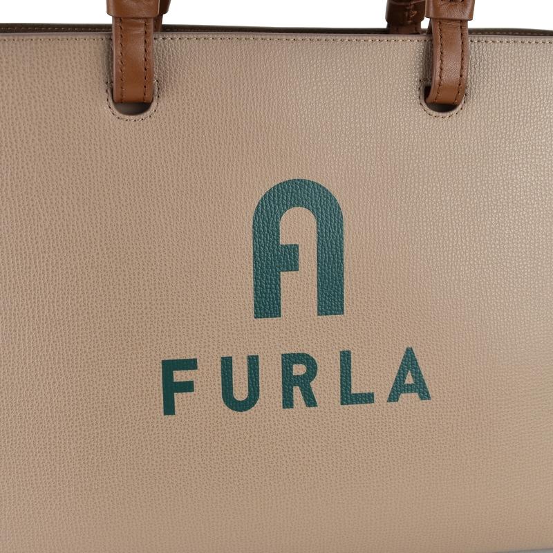 FURLA フルラ 2WAYトート ヴァーシティ ロゴ ハンドバッグ