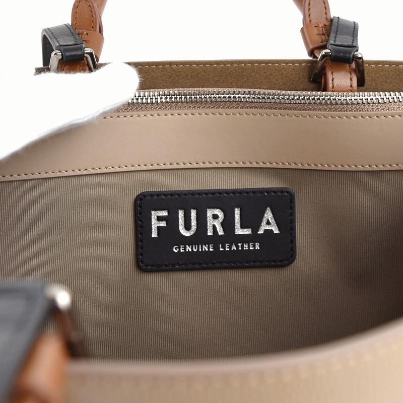 FURLA フルラ 2WAYトート ヴァーシティ ロゴ ハンドバッグ
