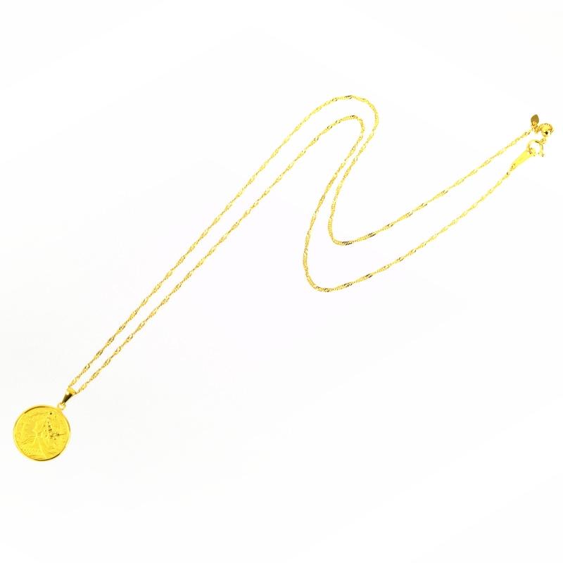 アルフォンス・ミュシャ 画家デビュー130周年 コインネックレス