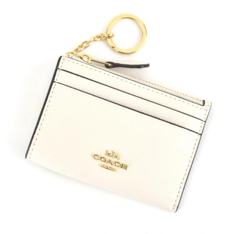 COACH コーチ ミニスキニーIDケース 88250 ホワイト チョーク COACH コーチ ミニスキニーIDケース 88250 ホワイト チョーク