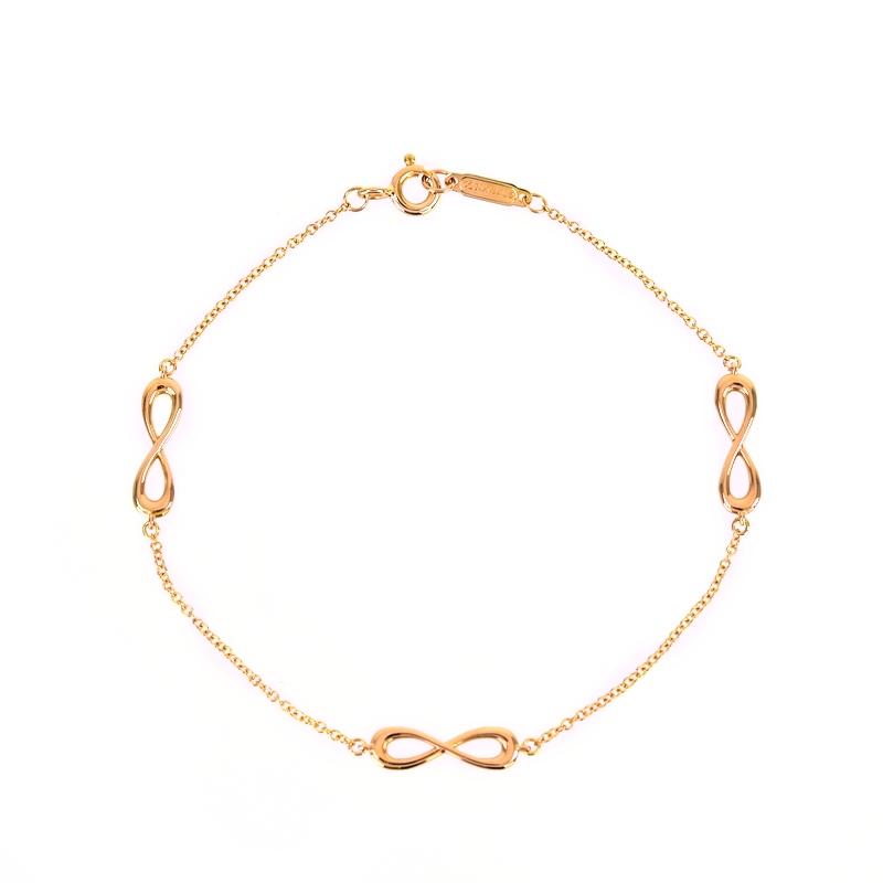 TIFFANY&Co.（ティファニー） ブレスレット 18金 インフィニティ 2.2g