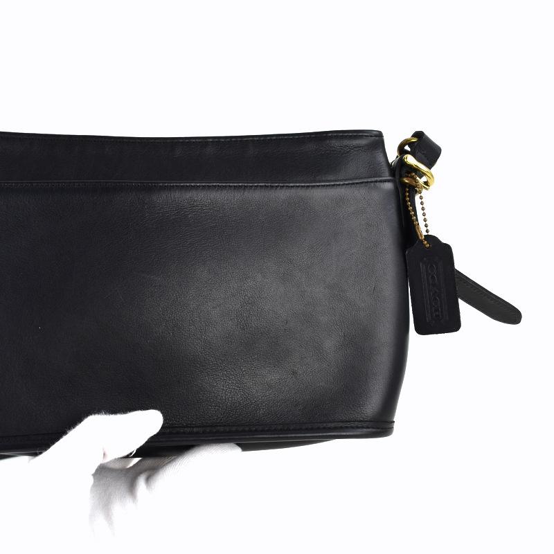 COACH（コーチ） ショルダーバッグ オールドコーチ ブラック レザー