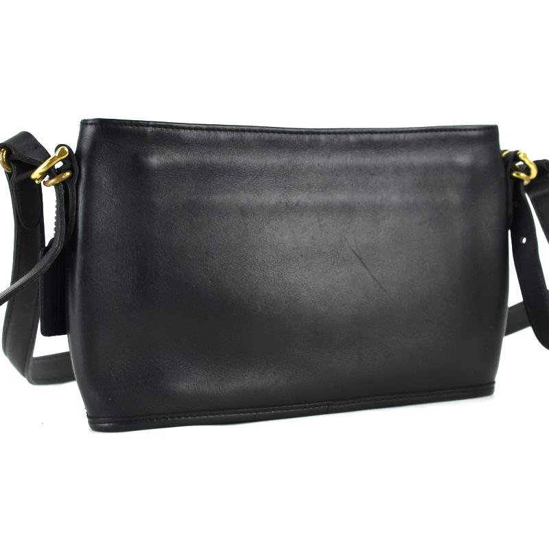COACH（コーチ） ショルダーバッグ オールドコーチ ブラック レザー