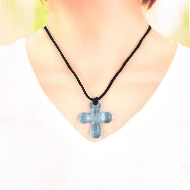 が*む様 Baccarat バカラ　オクシタンクロスネックレス　ブルー Baccarat(バカラ) / オクシタンクロス/ネックレス/--/BLU/トップ