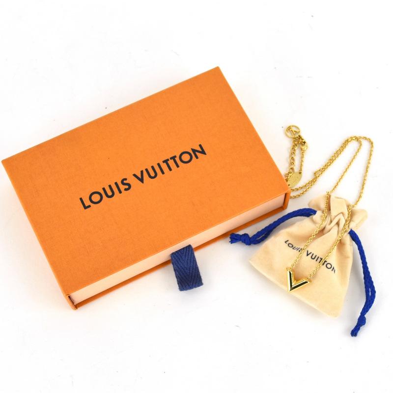 LOUIS VUITTON ルイヴィトン ネックレス エセンシャルV ゴールド