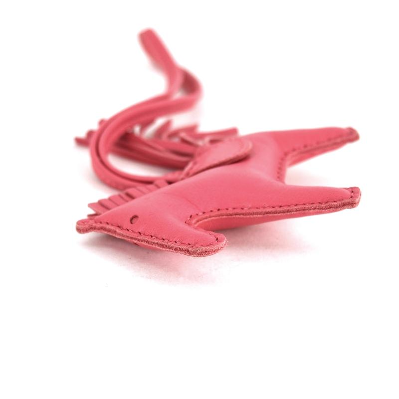 HERMES（エルメス） バッグチャーム ロデオPM ピンク レザー Y刻印