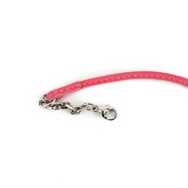 HERMES エルメス カルメンチータ ピンク HERMES（エルメス） バッグチャーム カルメンチータ レザー ピンク