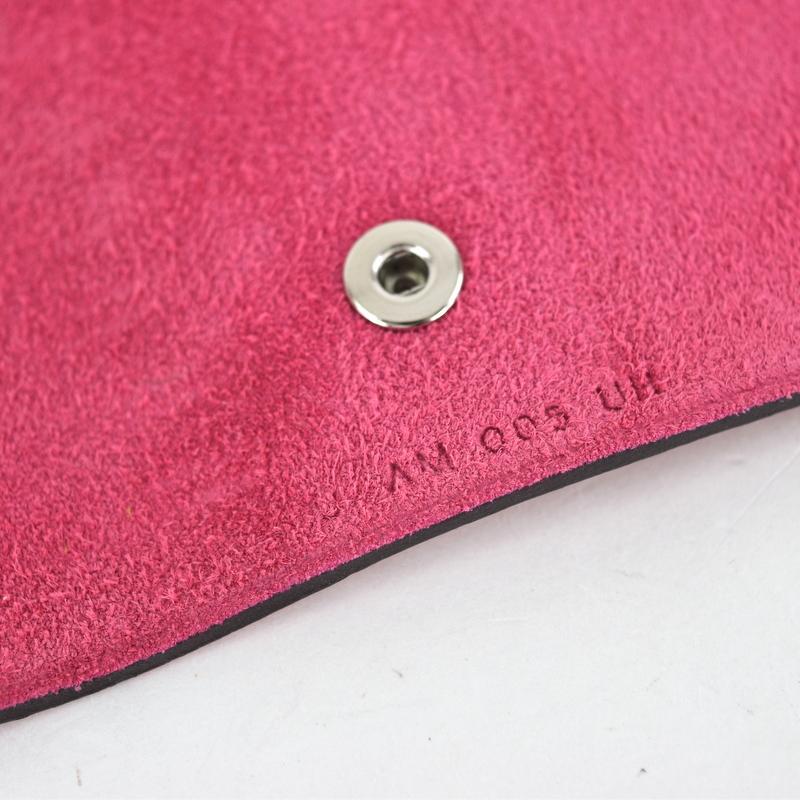 ユリス エルメス ノートカバー ミニ ピンク系 ピンクレッド レザー 革