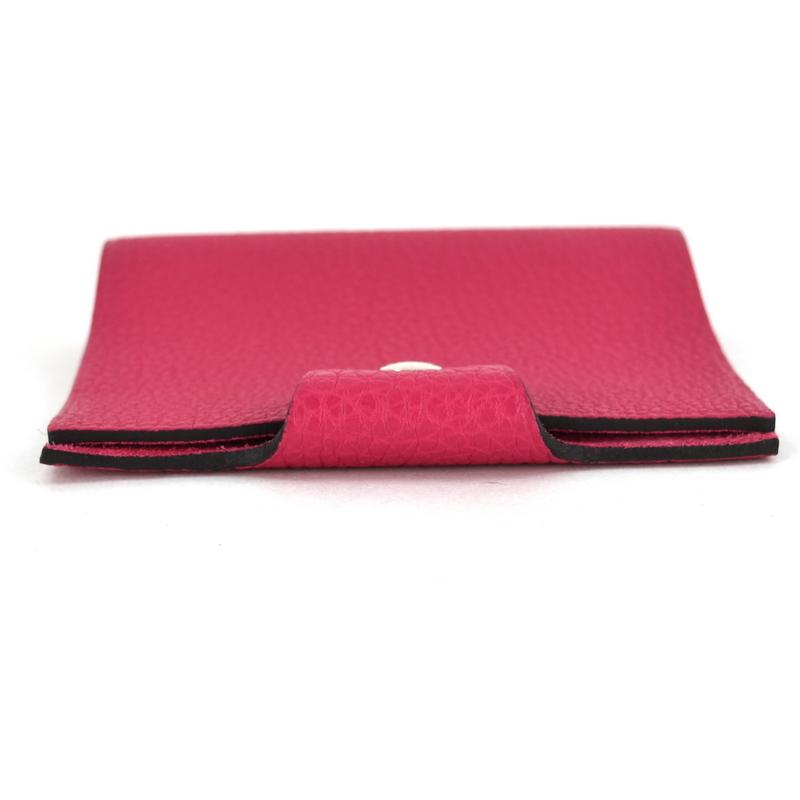 ユリス エルメス ノートカバー ミニ ピンク系 ピンクレッド レザー 革