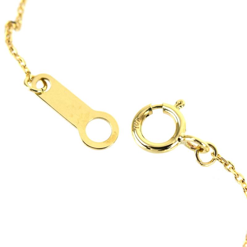 4℃（ヨンドシー） ネックレス クロスモチーフ 10金 10k イエロー