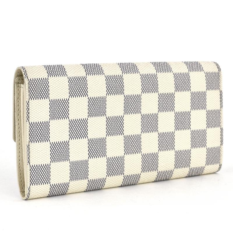 ルイヴィトン LOUIS VUITTON 長財布 ダミエ ポルトフォイユ サラ N61735 ホワイト ポルトフォイユ・サラ ルイヴィトン 長財布 ポルトフォイユサラ N61735