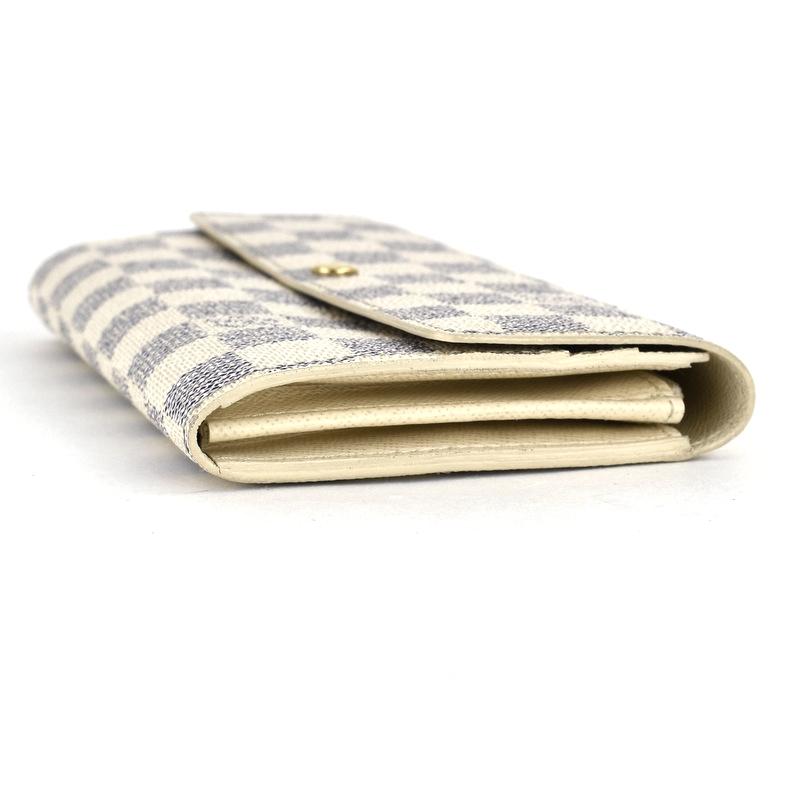 ルイヴィトン ダミエ アズール ポルトフォイユ サラ 長財布 N61735 白 楽天市場】ルイヴィトン 長財布 レディース メンズ ダミエ