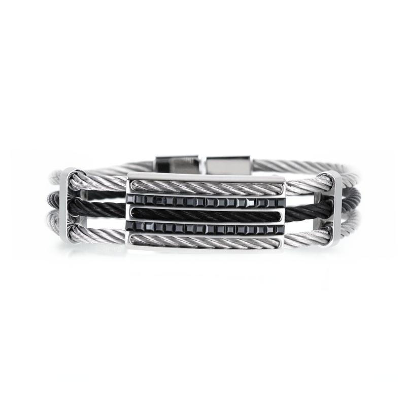 SWAROVSKI（スワロフスキー） ブレスレット メンズ ワイヤー 18cm 
