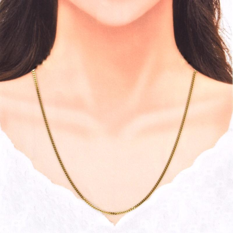 喜平 ネックレス 18金 二面喜平 50cm 10.0g 10g K18YG イエロー  