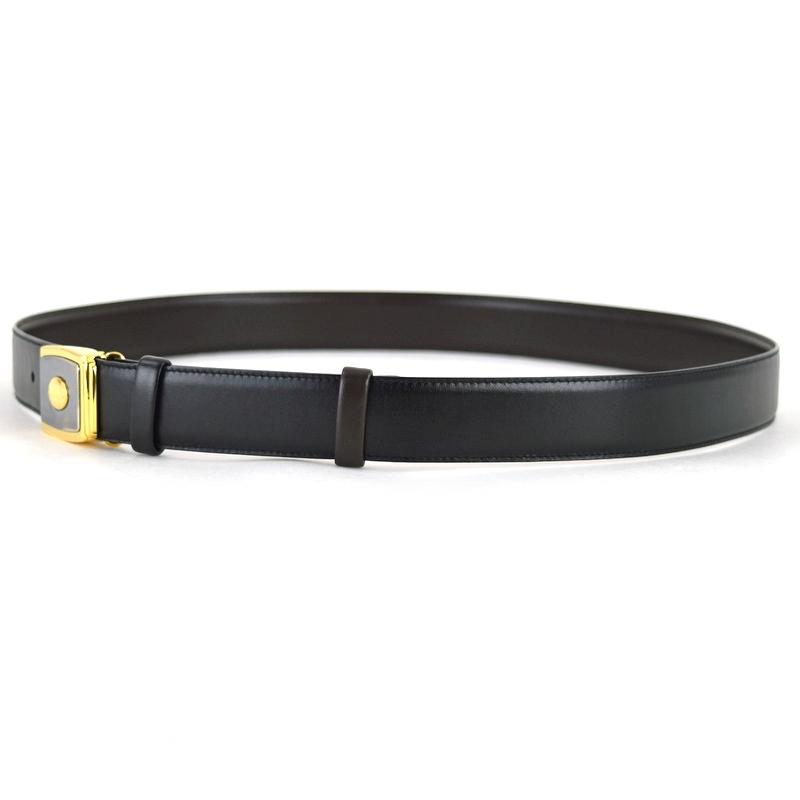 新品』格安 ダンヒル dunhill ブラウンレザー ベルト ダンヒル dunhill