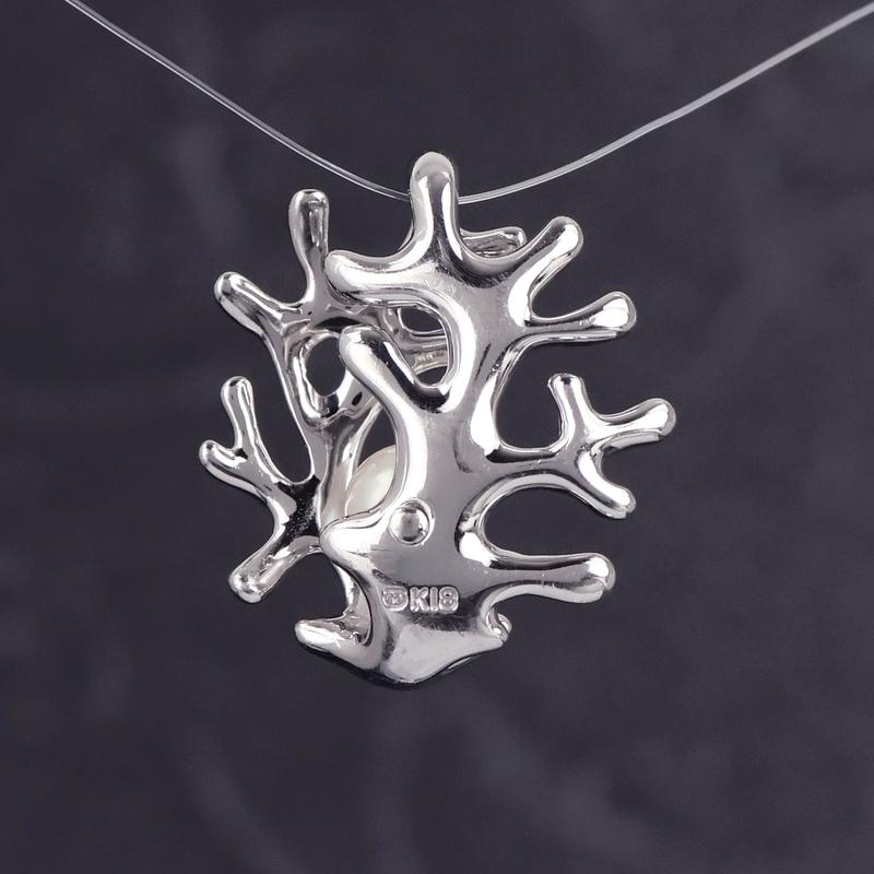 MIKIMOTO（ミキモト） ペンダントトップ 18金 K18WG ホワイトゴールド