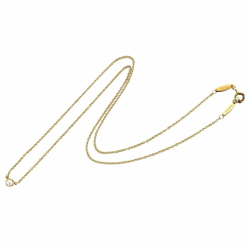 Diamonds By The Yard ティファニー バイザヤード ネックレス K18YG