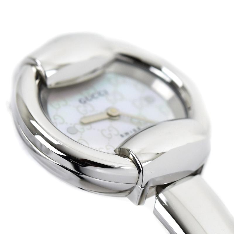 GUCCI（グッチ） 時計 レディース バングルウォッチ 1400L シェル文字