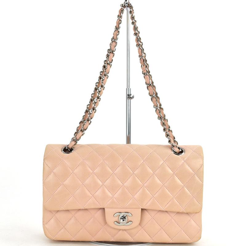 シャネルCHANEL シャネルマトラッセ WフラップW チェーンショルダー シャネル(CHANEL)シャネル マトラッセWフラップチェーンショルダー