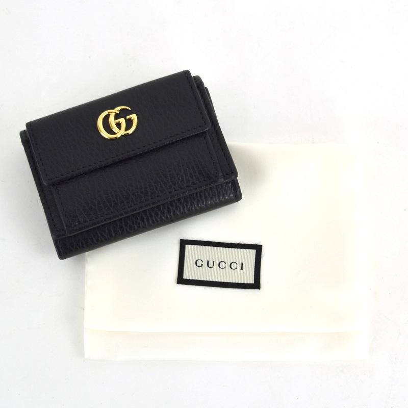 GUCCI マーモントウォレット　２つ折り GUCCI グッチ 財布 二つ折り ダブルG 二つ折りウォレット GG
