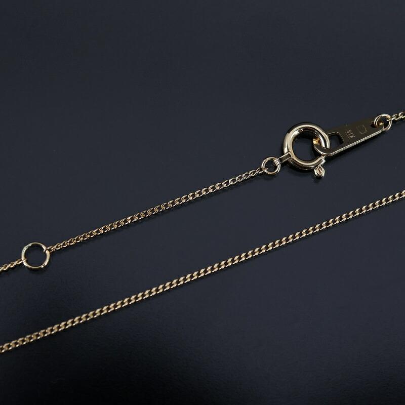 K18 カットパール ネックレス　40センチ ネックレス 18金 レディース パールネックレス 7.3mm 40cm イエロー