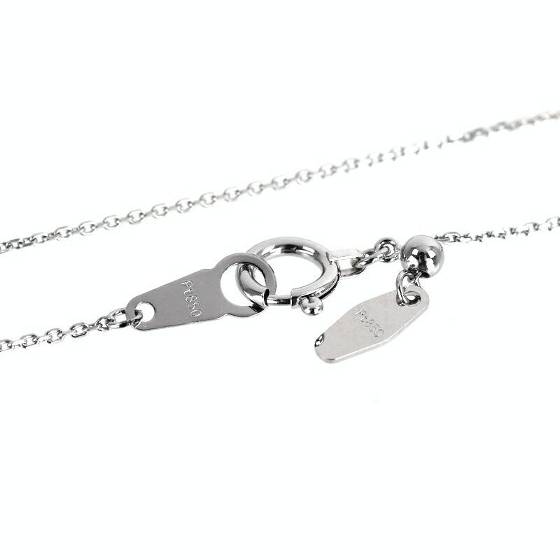 一粒ダイヤネックレス ダイヤモンド 0.532ct ソーティング付 Pt850×900 