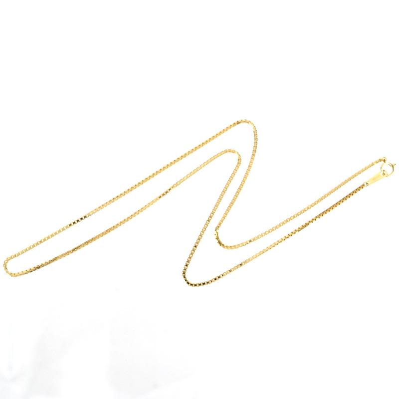 ネックレス 18金 ベネチアンチェーン 50cm 8.3g ネックレスチェーン