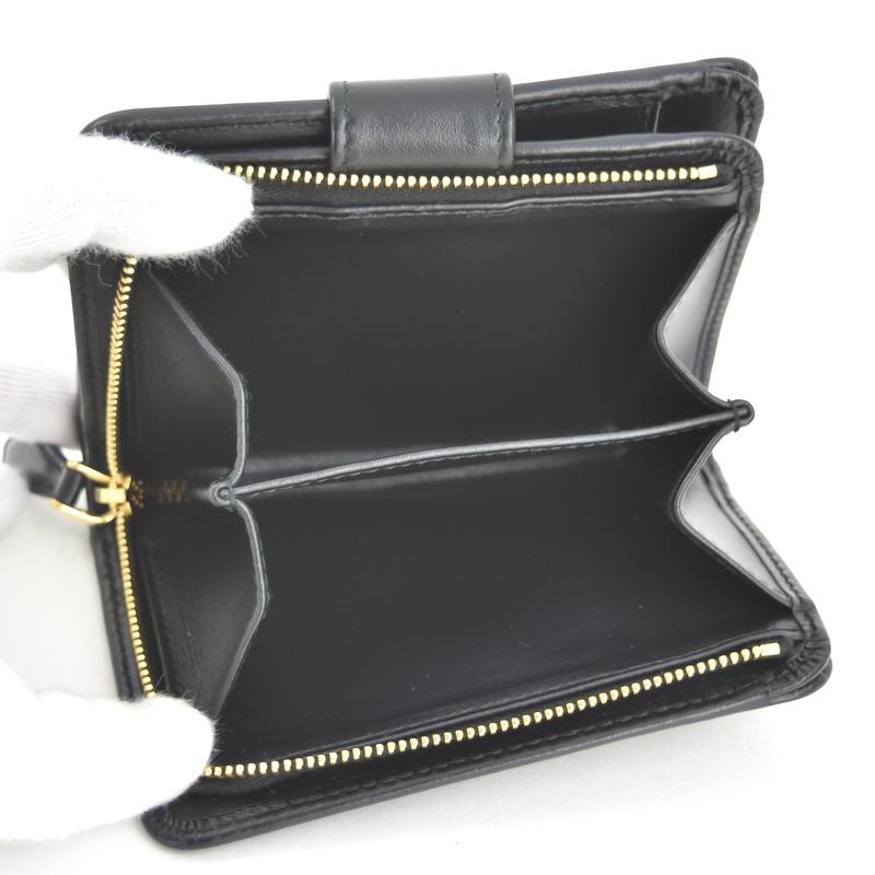 PRADA プラダ 財布 レディース 二つ折り財布 1ML018 レザー NERO PRADA プラダ 財布 レディース 二つ折り財布 1ML018 レザー NERO