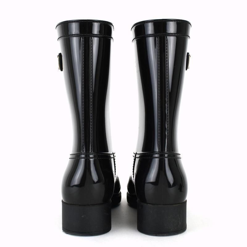PRADA（プラダ） レディース レインブーツ サイズ36 23.0cm ブラック