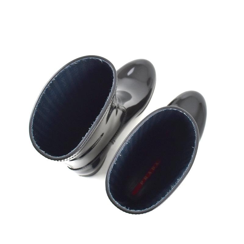 PRADA（プラダ） レディース レインブーツ サイズ36 23.0cm ブラック