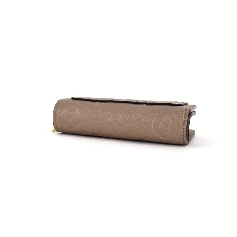 美品 ヴィトン 折り財布 M81927 ☆ ポルトフォイユ・クレア アンプラント レザー 二つ折り ジャイアント ▼ LOUIS VUITTON ベージュ 6D8C 美品 ヴィトン 折り財布 M81927 ☆ ポルトフォイユ・クレア アン
