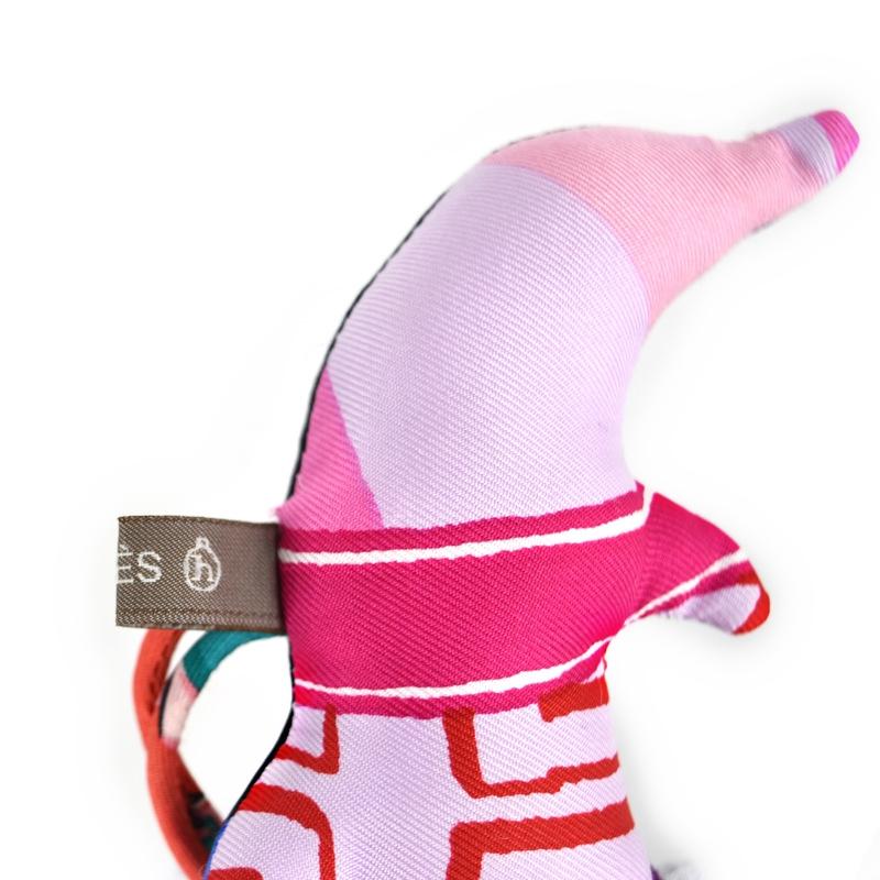 HERMES（エルメス） バッグチャーム シルク プティアッシュ ドルフィン