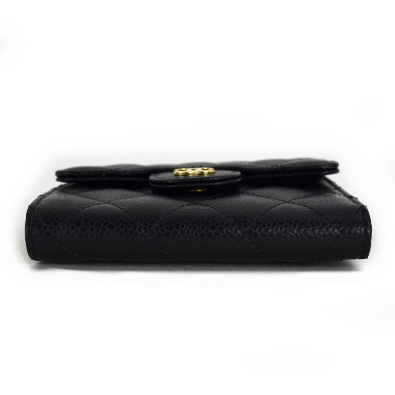 CHANEL（シャネル） 財布 レディース 三つ折り財布 キャビアスキン