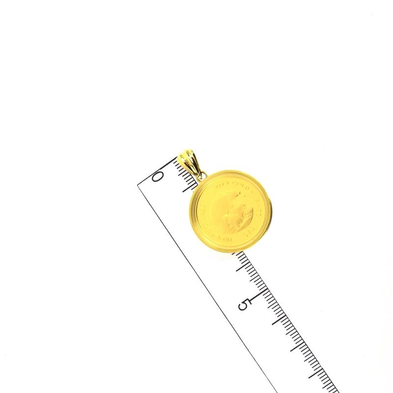 金貨 ペンダントトップ 20ドル 1/5oz ホッキョクグマ親子 エリザベス2