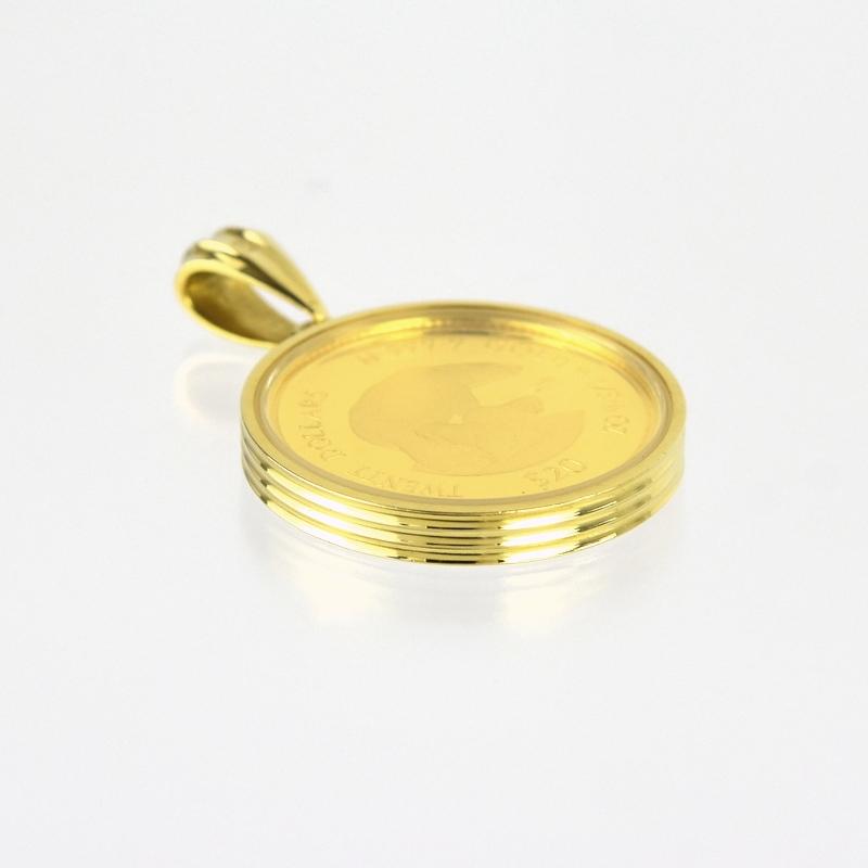 金貨 ペンダントトップ 20ドル 1/5oz ホッキョクグマ親子 エリザベス2