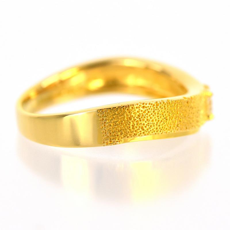リング レディース ダイヤモンド 0.15ct デザインリング 16号 18k 18金 