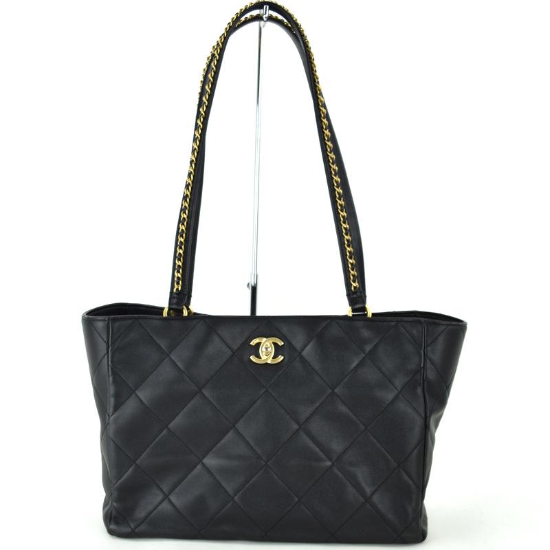 ちの様♡CHANEL マトラッセ　チェーントートバッグ　チェーンバッグ　レザー CHANEL（シャネル） バッグ チェーントート AS3537 マトラッセ