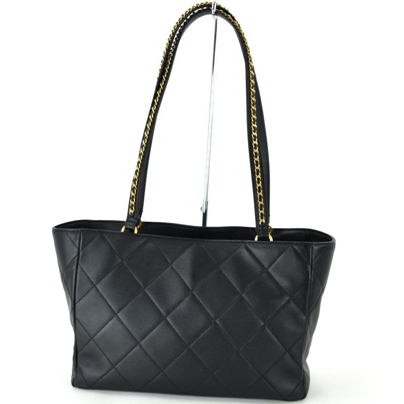 シャネル マトラッセ チェーンショルダーバッグ ブラック CHANEL シャネルマトラッセブラックチェーンショルダーバッグ