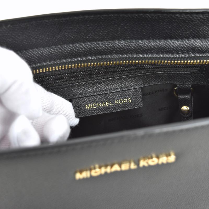 MICHAEL KORS（マイケルコース） ショルダーバッグ ブラック レザー 革