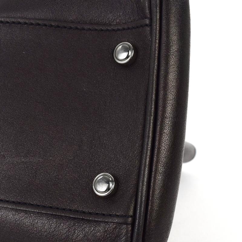 Cartier（カルティエ） ハンドバッグ ダークブラウン×ブラック