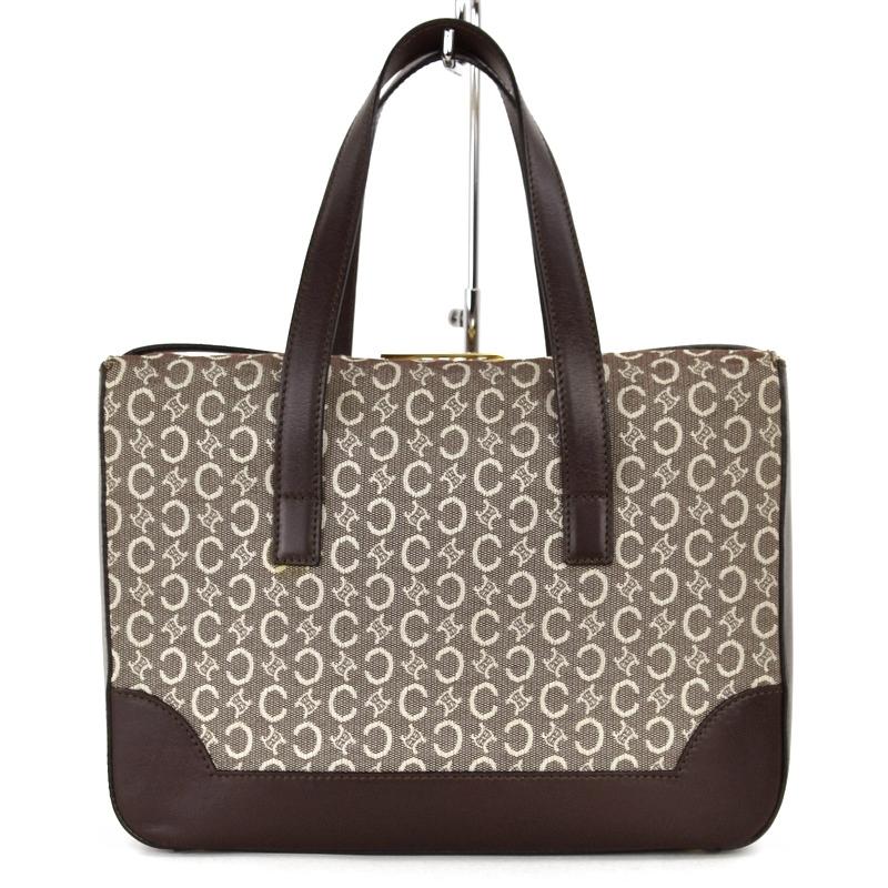 【美品】セリーヌ　ハンドバッグ　サークルハンドル　フォーマル　希少 箱付き CELINE（セリーヌ） ハンドバッグ Small Cabas スモール カバ タイス