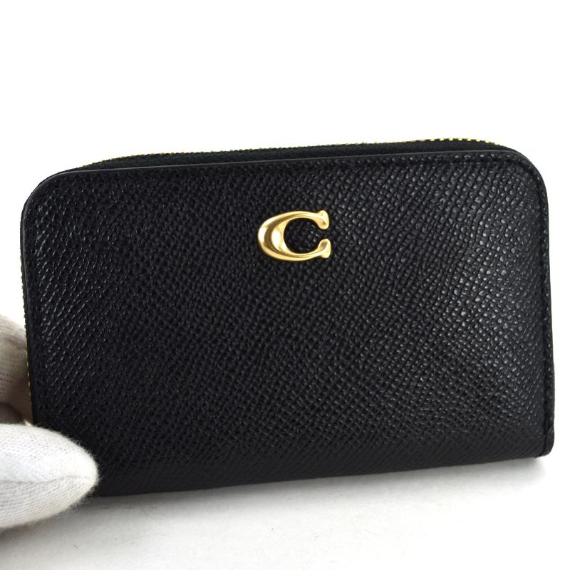 新品未使用 COACH コーチ ラウンドジップ財布 長財布 ブラック Cロゴ COACH（コーチ） 財布 C6723 レザー スモール ジップ アラウンド