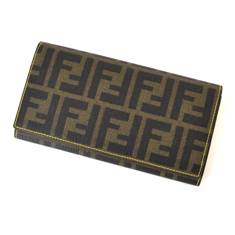 FENDI（フェンディ） 財布 ズッカ 8M0000 2つ折り 二つ折り 長財布