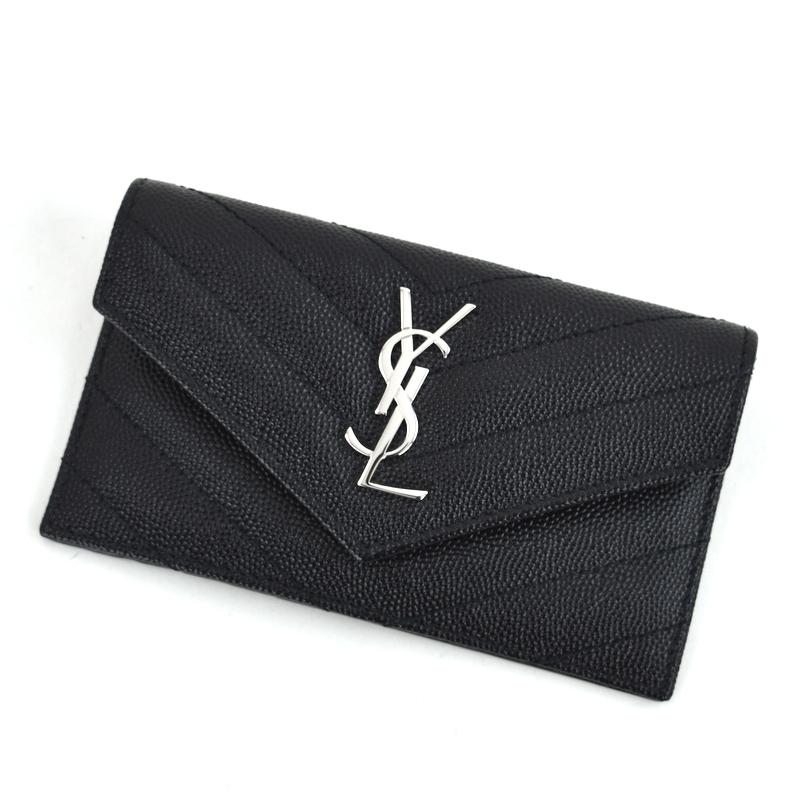 SAINT LAURENT サンローラン フラップカードケース モノグラム SAINT LAURENT サンローラン フラップカードケース モノグラム