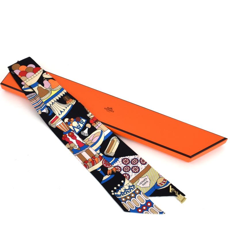 ◇エルメス◇シルク/ツイリー/パティスリーフランセーズ/スカーフ/ブランド 楽天市場】【10%OFFクーポン】 エルメス ツイリー チャーム