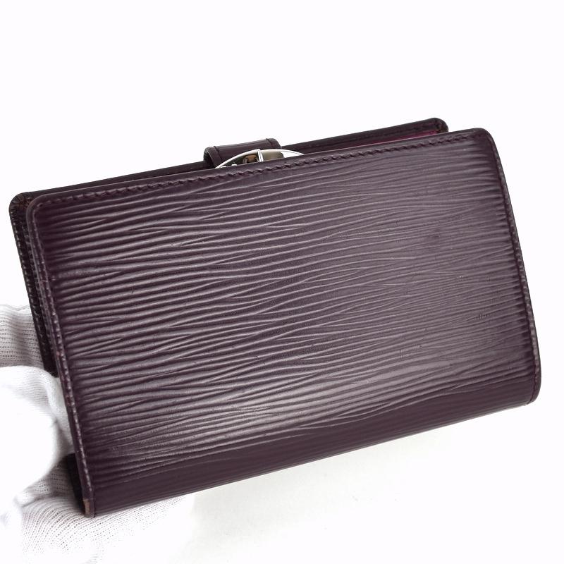 LOUIS VUITTON（ルイ・ヴィトン） 二つ折り がまぐち財布 エピ