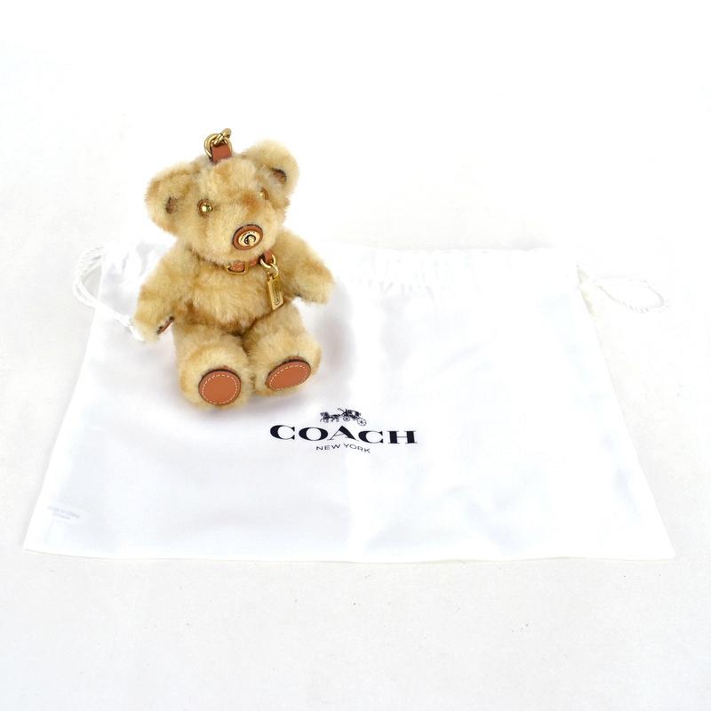 COACH（コーチ） ベアバッグチャーム シグネチャーシアリング CH112