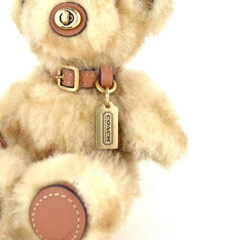 COACH（コーチ） ベアバッグチャーム シグネチャーシアリング CH112