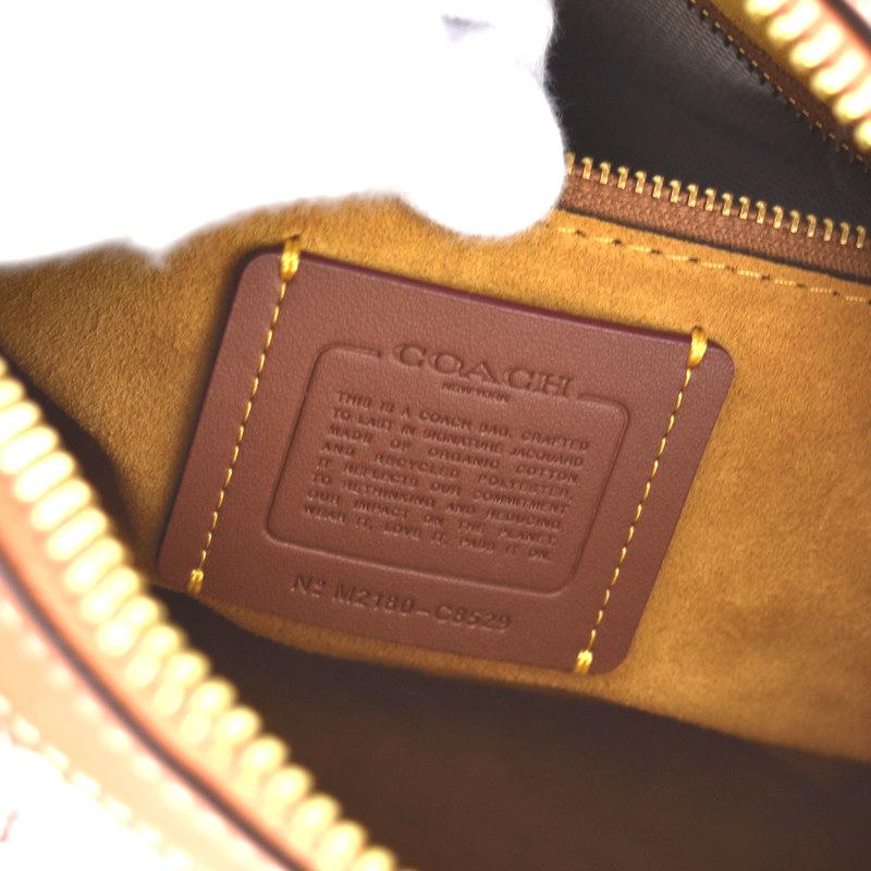 ♡新品COACH レザー ミニサッチェル 2wayバック キャメル♡ COACH】コーチ バッグ スムースレザー ミニ ロゴ サッチェル 2WAY