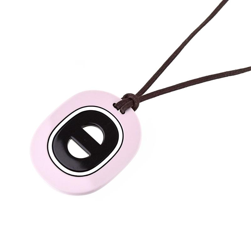 HERMES（エルメス） ネックレス バッファローホーン フィデリオ ピンク